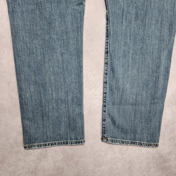 Lucky Brand 410 Athletic Slim Jeans Mens 38x30 Denim Stretch Candiani Casual - Picture 12 of 16